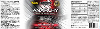 MuscleTech Performance Series Anarchy Watermelon - supplement
