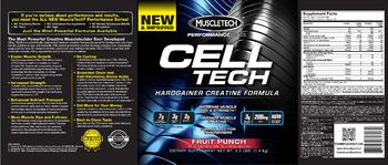 MuscleTech Performance Series Cell Tech Fruit Punch - supplement