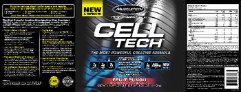 MuscleTech Performance Series Cell Tech Fruit Punch - supplement