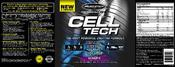 MuscleTech Performance Series Cell Tech Grape - supplement