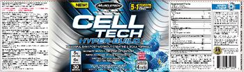 MuscleTech Performance Series Cell Tech Hyper-Build Blue Raspberry Blast - supplement