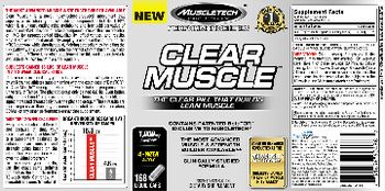 MuscleTech Performance Series Clear Muscle - supplement