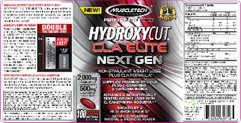 MuscleTech Performance Series Hydroxycut CLA Elite Next Gen Raspberry Flavored - supplement