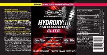 MuscleTech Performance Series Hydroxycut Hardcore Elite - supplement