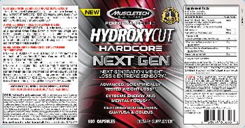 MuscleTech Performance Series Hydroxycut Hardcore Next Gen - supplement