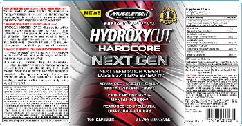 MuscleTech Performance Series Hydroxycut Hardcore Next Gen - supplement