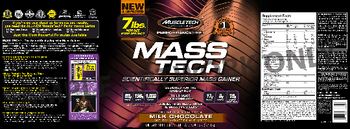 MuscleTech Performance Series MASS TECH Milk Chocolate - supplement