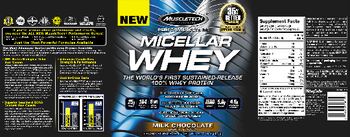 MuscleTech Performance Series Micellar Whey Milk Chocolate - supplement