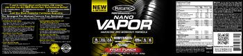 MuscleTech Performance Series Nano Vapor Fruit Punch - supplement