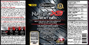 MuscleTech Performance Series naNOX9 Next Gen - supplement
