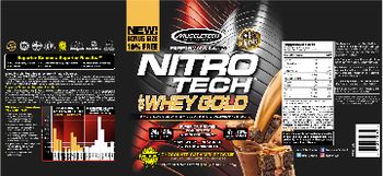 MuscleTech Performance Series NITRO TECH 100% Whey Gold Chocolate Caramel Brownie - supplement