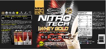 MuscleTech Performance Series NITRO TECH 100% Whey Gold Cookies and Cream - supplement