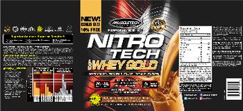 MuscleTech Performance Series NITRO TECH 100% Whey Gold Double Rich Chocolate - supplement