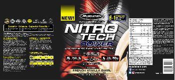 MuscleTech Performance Series NITRO TECH Power French Vanilla Swirl - supplement