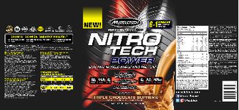 MuscleTech Performance Series NITRO TECH Power Triple Chocolate Supreme - supplement