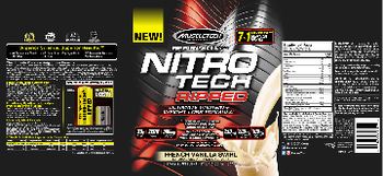 MuscleTech Performance Series NITRO TECH Ripped French Vanilla Swirl - supplement