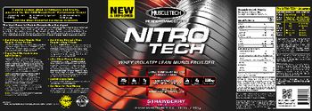 MuscleTech Performance Series NITRO TECH Strawberry - supplement