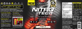 MuscleTech Performance Series NITRO TECH Vanilla - supplement