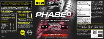 MuscleTech Performance Series Phase8 Strawberry - supplement