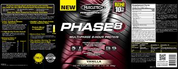 MuscleTech Performance Series Phase8 Vanilla - supplement