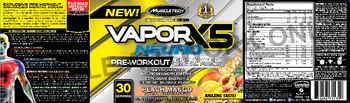 MuscleTech Performance Series VaporX5 Neuro Peach Mango - supplement