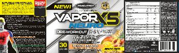 MuscleTech Performance Series VaporX5 Neuro Peach Mango - supplement