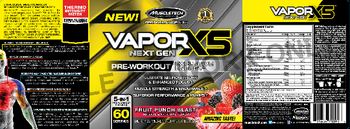 MuscleTech Performance Series VaporX5 Next Gen Fruit Punch Blast - supplement