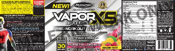 MuscleTech Performance Series VaporX5 Next Gen Raspberry Lemonade - supplement