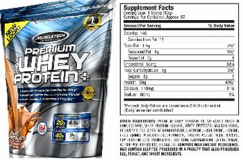 MuscleTech Premium 100% Whey Protein Plus Deluxe Chocolate - supplement