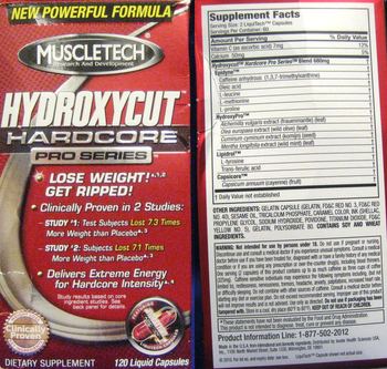 MuscleTech Pro Series Hydroxycut Hardcore - supplement