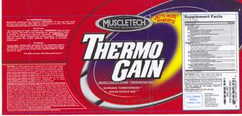 MuscleTech ThermoGain - supplement