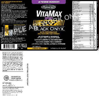 MuscleTech VitaMax Sport SX-7 Black Onyx - supplement