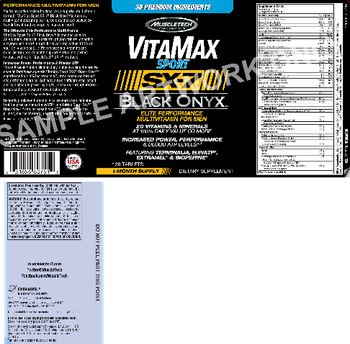 MuscleTech VitaMax Sport SX-7 Black Onyx - supplement