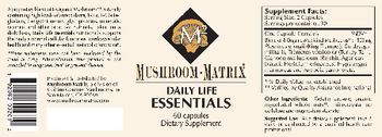 Mushroom Matrix Daily Life Essentials - supplement