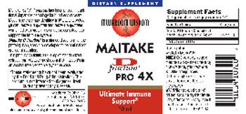 Mushroom Wisdom Maitake D Fraction Pro 4X - supplement