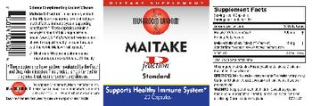 Mushroom Wisdom Maitake D Fraction Standard - supplement