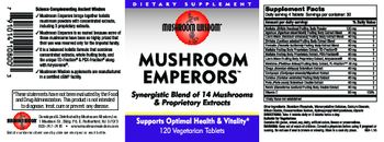 Mushroom Wisdom Mushroom Emperors - supplement