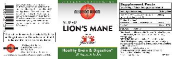 Mushroom Wisdom Super Lion's Mane With Maitake D Fraction - supplement