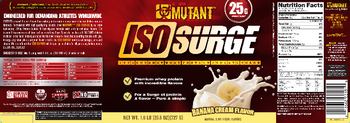 Mutant Iso Surge Banana Cream Flavor - 