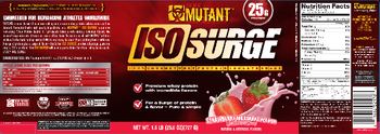Mutant Iso Surge Strawberry Milkshake Flavor - 