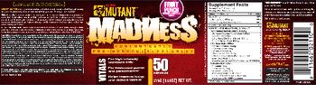 Mutant Madness Fruit Punch - concentrated preworkout supplement