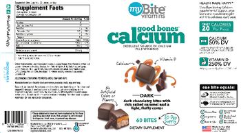 MyBite Vitamins Good Bones Calcium - supplement
