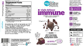 MyBite Vitamins Triple Defense Immune - supplement