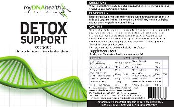 Mydnahealth Detox Support - herbal vitamin and mineral food supplement