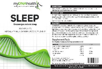 Mydnahealth Sleep - herbal vitamin and mineral food supplement