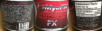 MyoFX Glutamine FX - supplement