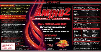 MYOGENIX Amino2 Fruit Punch - supplement