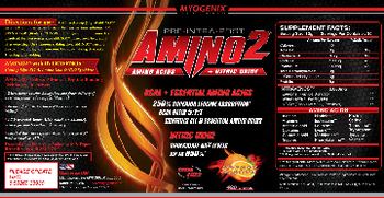 MYOGENIX Amino2 Orange - supplement