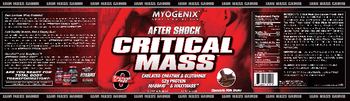 MYOGENIX Sports Nutrition Aftershock Critical Mass Chocolate Milk Shake - supplement