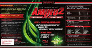 Myogenix Technology Of Muscle Amino2 Green Apple - supplement